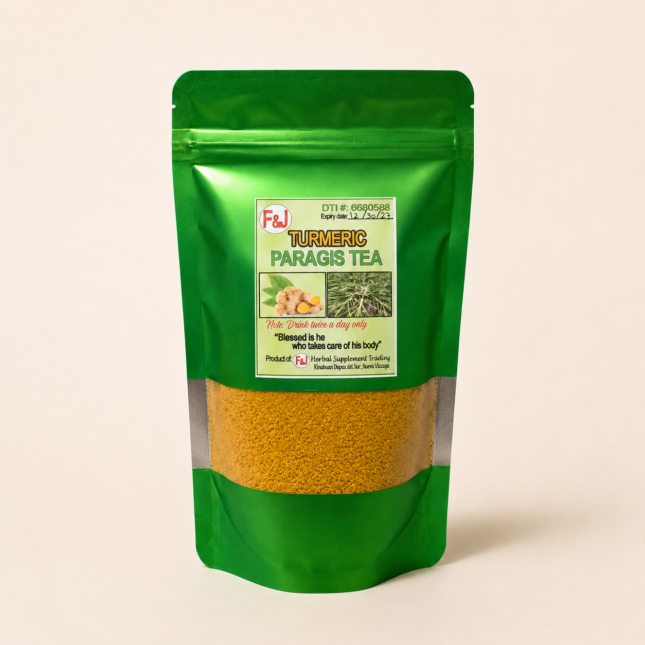 F&J Turmeric Paragis Tea